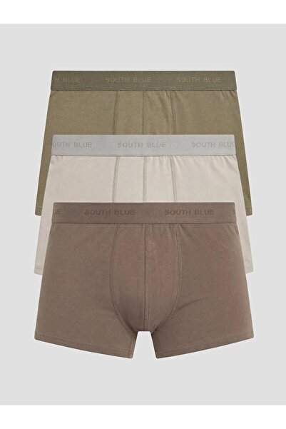 LC Waikiki Ανδρικά ελαστικά εσώρουχα μπόξερ με ελαστική μέση, σετ 3 τεμαχίων ...