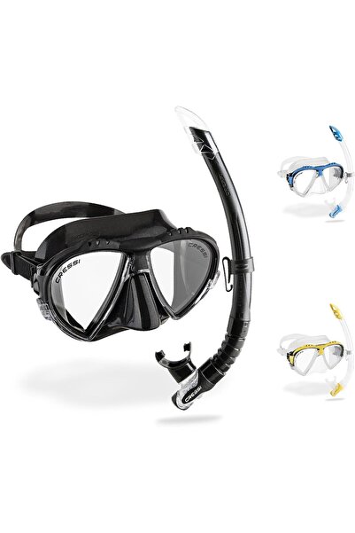 Cressi Matrix Mask Set, Gamma Diving Mask Set for Diving and Snorkeling, One ...