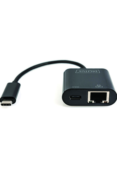 Digitus Usb Tip C Gigabit Ethernet Adaptörü Giriş: 1 X 10/100/1000 Port Çıkış...