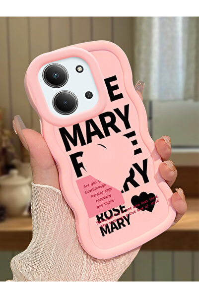 ucuc Redmi 15C 5G Uyumlu Pembe Silikon Kılıf Kamera Korumalı Darbe Emici Tasa...