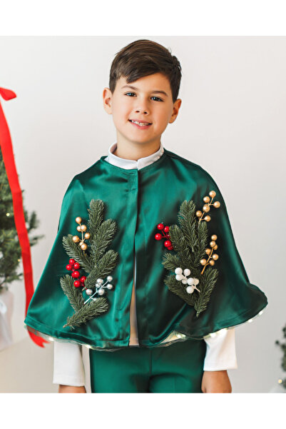 fustite cu luminite Χριστουγεννιάτικη κάπα ξωτικού με φωτιζόμενο στολίδι δέντ...