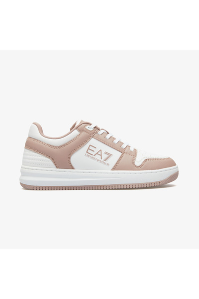 EA7 Kadın Beyaz/Kahverengi Sneaker