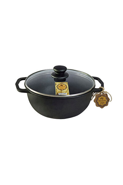 Cumpara-Istet Μαντεμένια κατσαρόλα με γυάλινο καπάκι 3 λίτρων