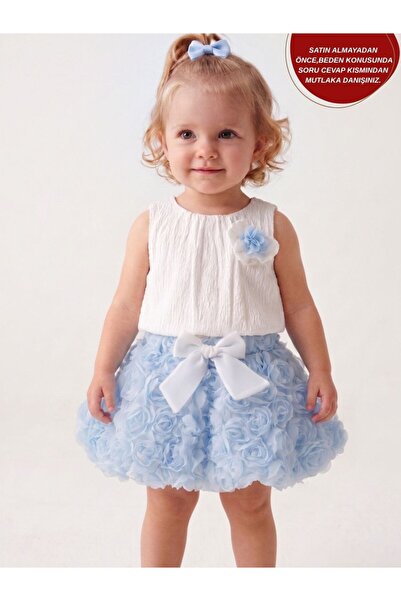 aysskids BERRY Βρεφικό Κοριτσίστικο Σετ 2 τεμαχίων με Λεπτομέρεια Τριαντάφυλλ...