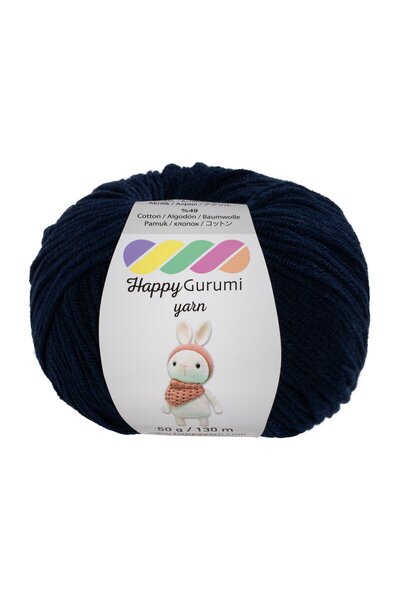 Kürkçü Han Happy Gurumi Amigurumi Örgü İpi 50gr 130mt Lacivert
