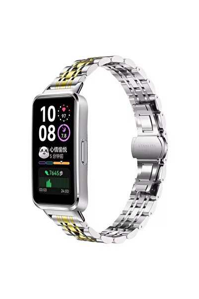 Alstrap Huawei Band 11/11 Pro Uyumlu Paslanmaz Çelik Kordon