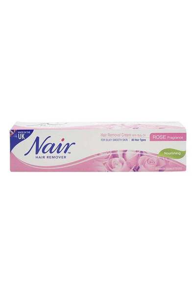 Nair Hair Removal Cream with Baby Oil - Rose Scent 110g
