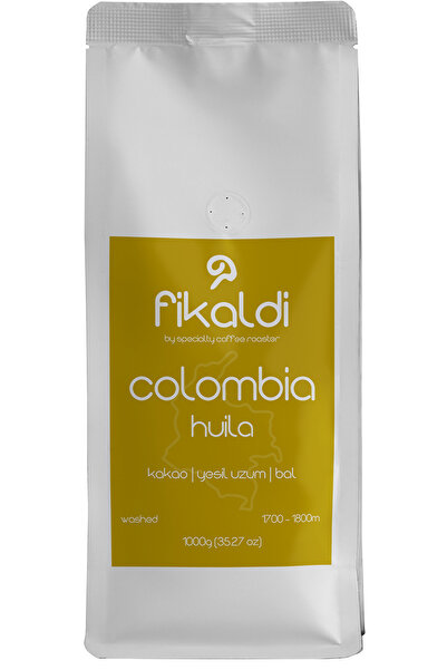 Fikaldi Coffee Colombia Supremo Huila Çekirdek Kahve 1000g