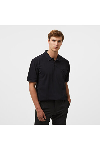 HUGO Dustreck Erkek Siyah Polo