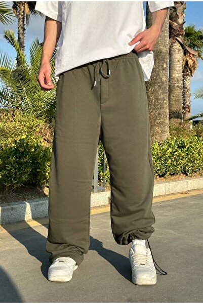 serline Yazlık-Basic Premium Ρυθμιζόμενη Φόρμα με Φαρδιά Μπατζάκια