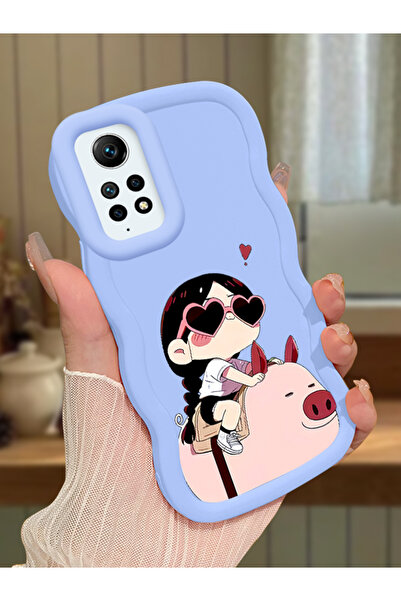 ucuc Redmi Note 12 Pro 4G Uyumlu Mavi Silikon Kılıf Kamera Korumalı Darbe Emi...