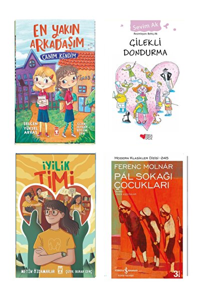 Timaş Çocuk 4-5-6.Sınıf Okuma Seti İyilik Timi En Yakın Arkadaşım Canım Kendi...