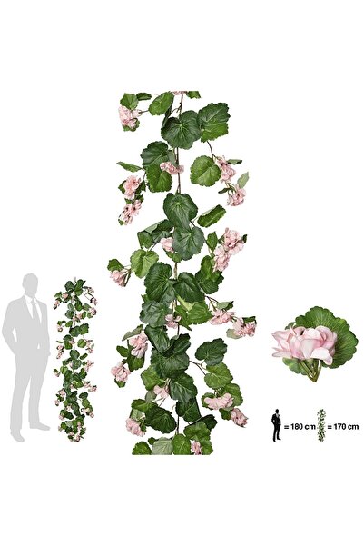 Roberto Rossi Muscata artificiala curgatoare 170cm cu 130 frunze verde si 33 ...