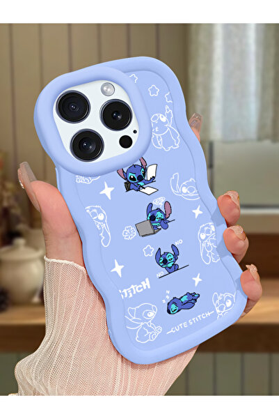 ucuc iPhone 16 Pro Max Uyumlu Mavi Silikon Kılıf Kamera Korumalı Darbe Emici ...