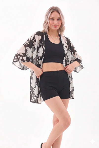 segiza Pareo Crop Swimsuit with Shorts