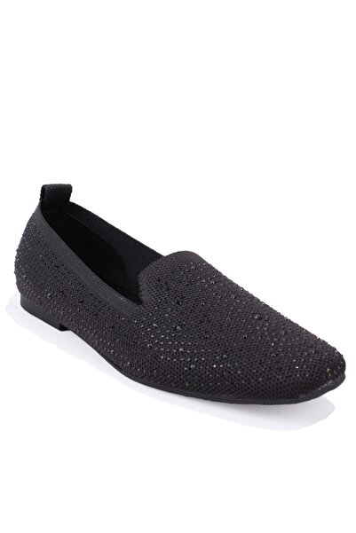DAGOSTER Dza07-131751 Black Knitwear Daily Women's Ballet Flats Shoes