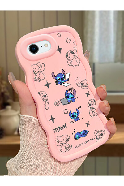 ucuc iPhone 6 Plus/6S Plus Uyumlu Pembe Silikon Kılıf Kamera Korumalı Darbe E...