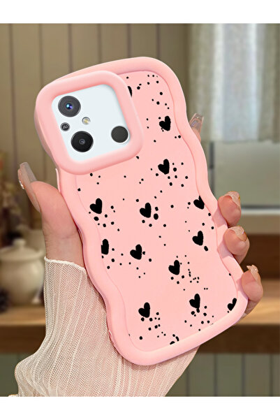 ucuc Redmi 12C Uyumlu Pembe Silikon Kılıf Kamera Korumalı Darbe Emici Tasarım...