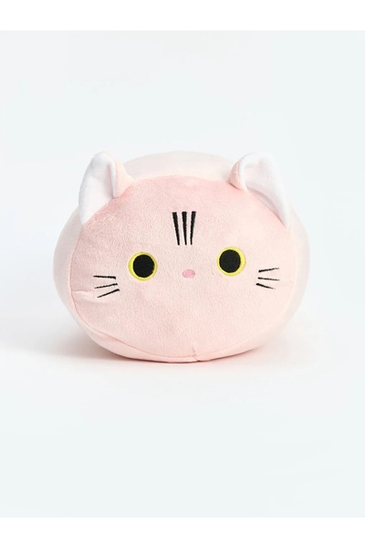 LC Waikiki LCW HOME Pembe Kedi Figürlü Bebek Pelüş Kırlent