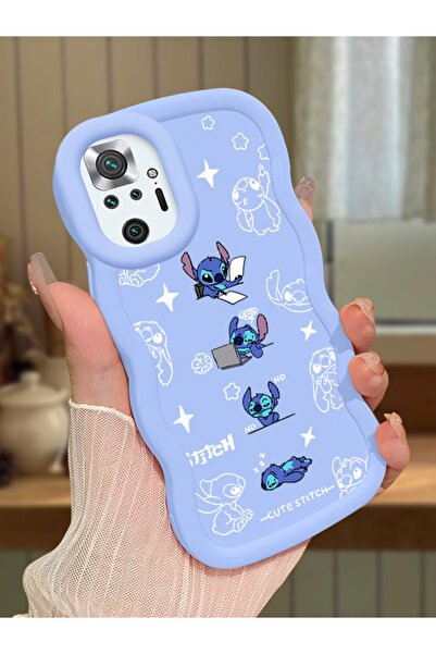 ucuc Redmi Note 10 Pro Uyumlu Mavi Silikon Kılıf Kamera Korumalı Darbe Emici ...
