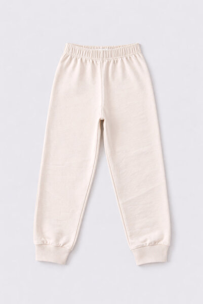 MARKOLL Παιδικό μπεζ φούτερ παντελόνι, λεπτό, με 2 κλωστές, εποχιακό (για ηλι...