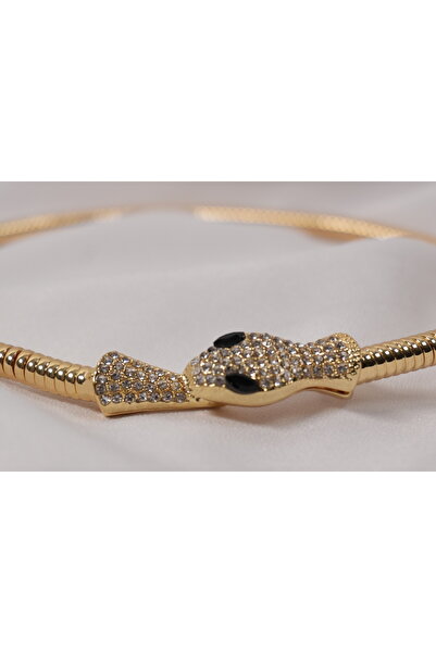 SERRAVİNA JEWELRY Premium Yılan Form Boyun Kelepçe
