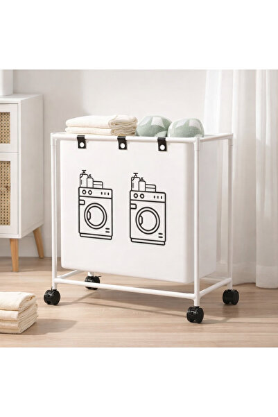 Zenorius Καλάθι Απλύτων Premium με Ρόδες – Μοντέρνος Οργανωτής για Βρώμικα Ρο...