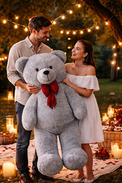 Özgüner Oyuncak 160140 Büyük Boy Peluş Ayıcık – Dev Sevgiliye Hediye Teddy Bear