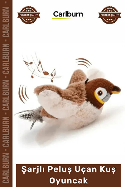 Carlburn #Petshop Kedi Avcılık İçgüdüsü Tetikleyici Kanat Çırpan Sesli USB Şa...