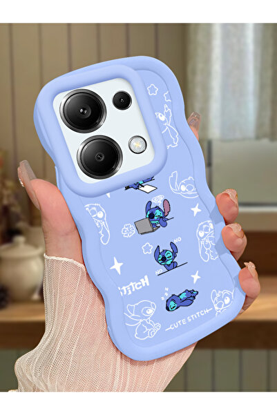 ucuc Redmi Note 13 Pro 4G Uyumlu Mavi Silikon Kılıf Kamera Korumalı Darbe Emi...