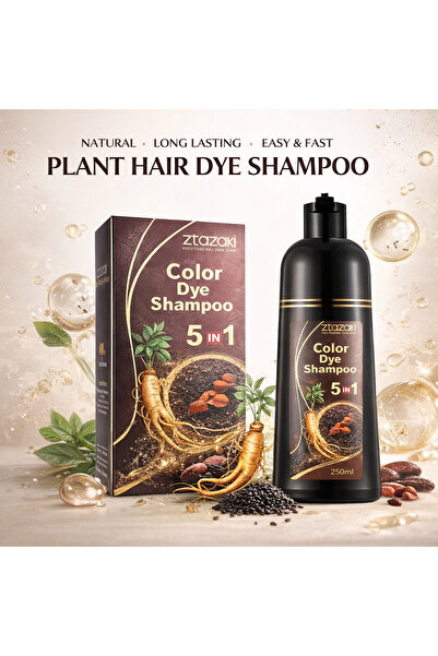 Nobrand 5 σε 1 Σαμπουάν Βαφής Μαλλιών – Γρήγορη Κάλυψη Γκρίζων Μαλλιών, Αποτέ...