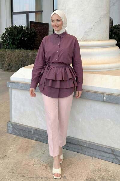 Salih Çelebi Aller Λεπτομερές Τουνίκ Y0123 - ΒΥΣΤΡΑ ΚΕΡΑΣΙΑΣ