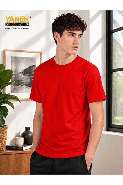 YANEK Round neck t-shirt, crew neck tee, casual t-shirt, unisex t-shirt