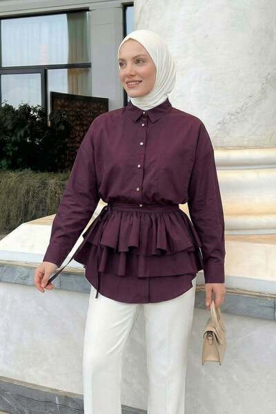 Salih Çelebi Aller Λεπτομερές Τουνίκ Y0123 - MÜRDÜM