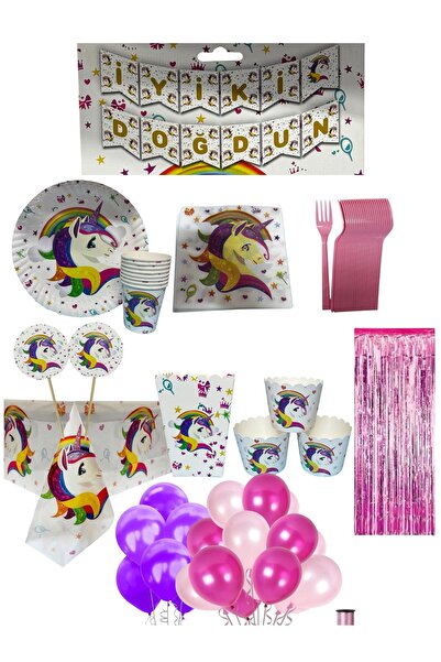 CAVAŞ sun hat Accesorii pentru petrecerea tematică cu unicorni, set pentru pe...