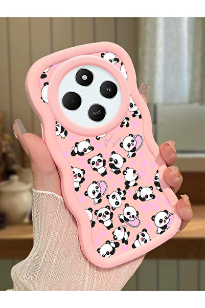 Hontinga Redmi 14C Uyumlu Darbeye Dayanıklı Basit Pembe Silikon Telefon Kılıf...