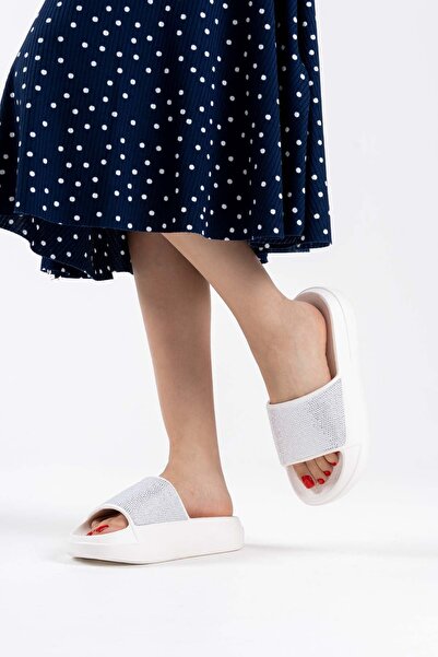 Zerenyus Carson Women's Stone Detailed Summer Slippers