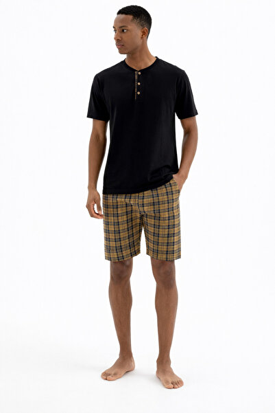 YUYİ KLY 100% ΒΑΜΒΑΚΙ ΚΟΥΜΠΩΤΟ ΓΙΑΚΑ ΚΑΡΟ ΣΧΕΔΙΟ ΑΝΔΡΙΚΟ ΚΟΝΤΟΜΑΝΙΚΟ ΣΕΤ ΠΙΤΖ...