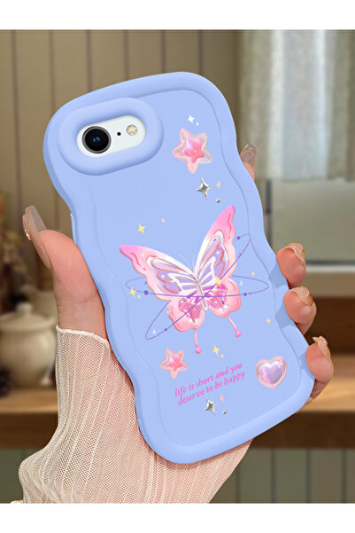Hontinga iPhone 6S Uyumlu Darbeye Dayanıklı Basit Mavi Silikon Telefon Kılıfı...