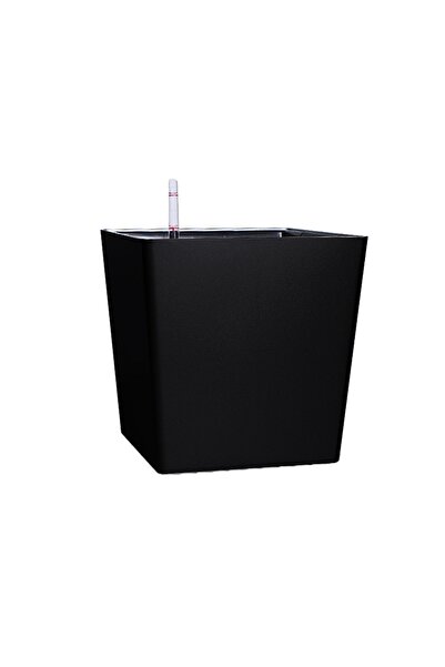 Roberto Rossi Ghiveci inteligent H37,5x39,5x39,5 cm RobertoRossi Cube negru l...