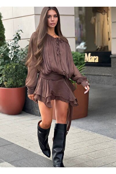 SEVENLINE Γυναικείο Μίνι Φόρεμα με Φόδρα από Ύφασμα Οργάντζα – Νέο Όνομα για ...