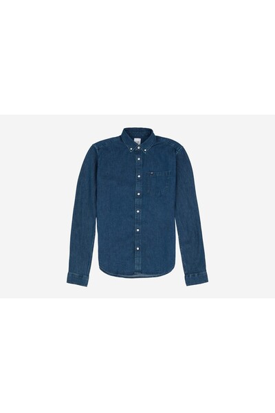 GAP DENIM LOGO SHIRT