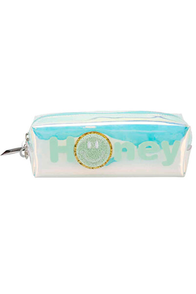 Ceren Kırtasiye Bear &amp;   Deer Honey Written Pencil Case Bd-Kcs230 - Green