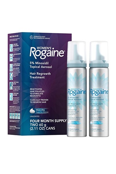Rogaine for Women 5% Foam 4 Aylık kullanım
