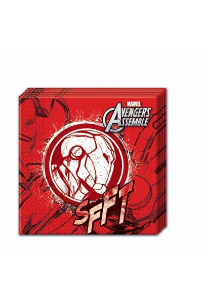Adana Pasta Malzemeleri Peçete Iron Man 33 X 33 cm 20 Pieces Licensed