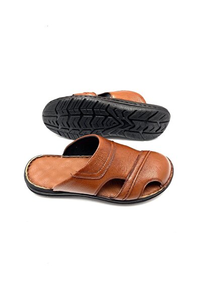 UMUT AYAKKABI Γνήσιες Δερμάτινες Ορθοπεδικές Παντόφλες Μασάζ Ελαφριές Ανδρικές