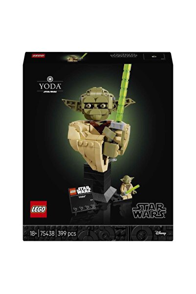 Star Wars LEGO Star Wars: Klonların Saldırısı Yoda Büstü 75438 - Yetişkinler için Koleksiyonluk Model Yapım Se