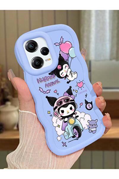 Hontinga Redmi Note 12 Pro 5G Uyumlu Darbeye Dayanıklı Basit Mavi Silikon Tel...