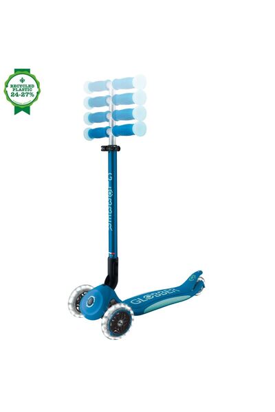 Globber Πατίνι ELITE GLOW, ρυθμιζόμενο τιμόνι 4 επιπέδων, αναδιπλούμενο, ρουλ...