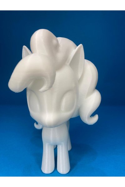Mynivora Sihirli At Figür Boyama Seti - 10 cm Beyaz Biblo, Akrilik Boya ve Hobi Fırçası - 3D Baskı